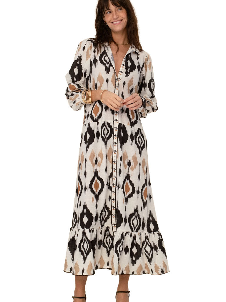 carmen wrap maxi dress CARMEN Midi Dress