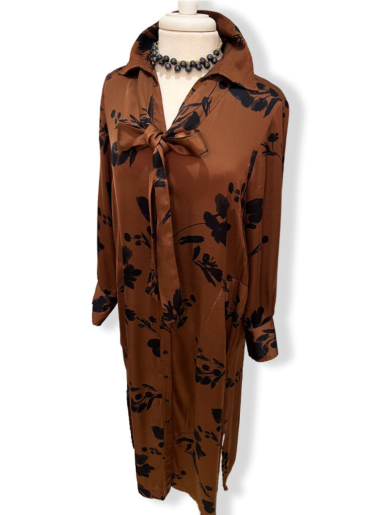 41 hawthorn cristen shirt dress 41 Hawthorn Christen Floral Button up Shirt Dress