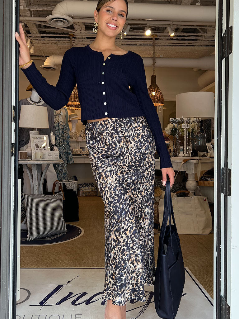 White cotton button-down Gabby Shirt by Coco Indigo