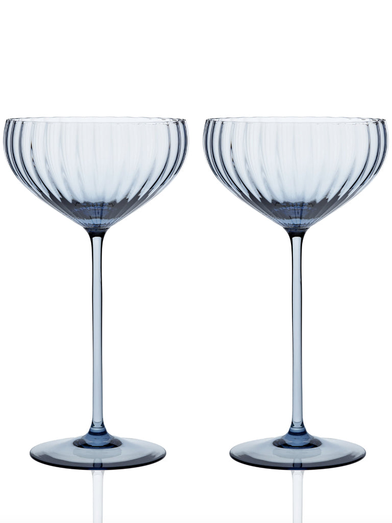 Crystal Coupe Glass, Ocean S/2