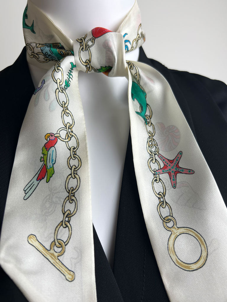 Charmed Life Silk Ribbon Scarf | CocoIndigo