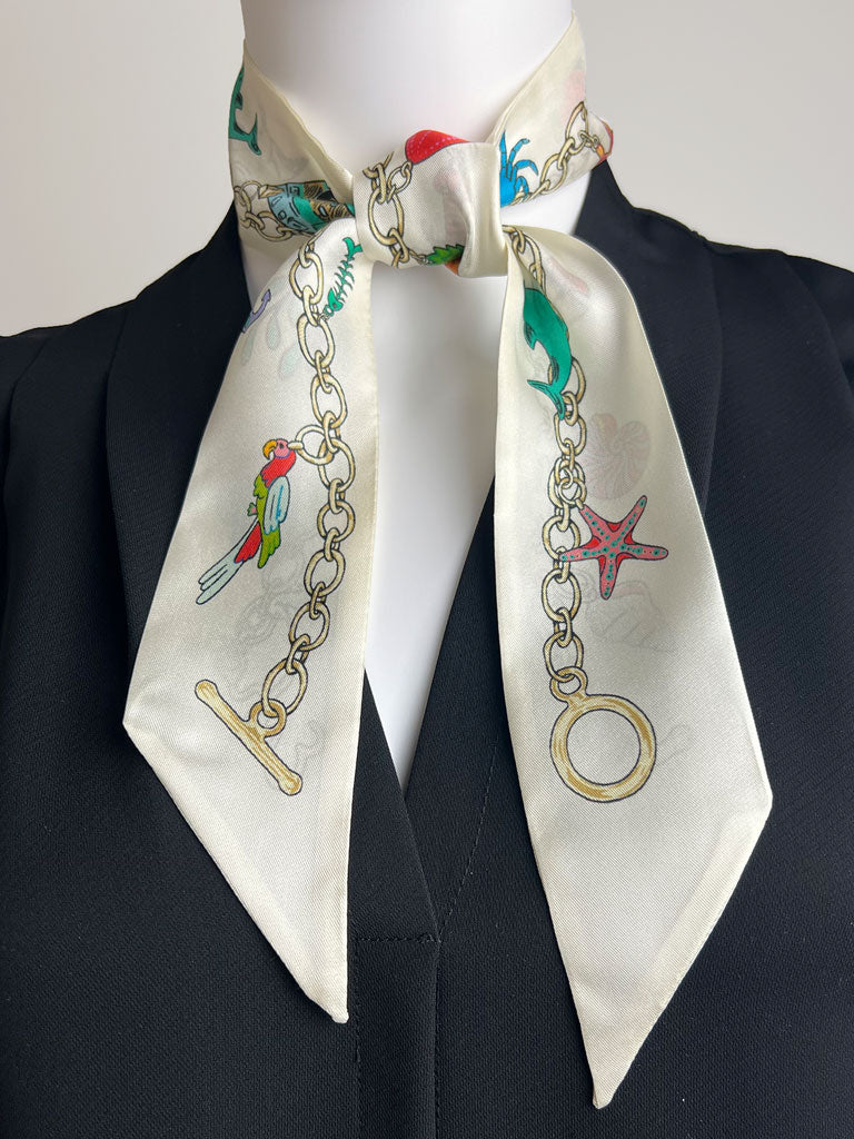 Charmed Life Silk Ribbon Scarf | CocoIndigo
