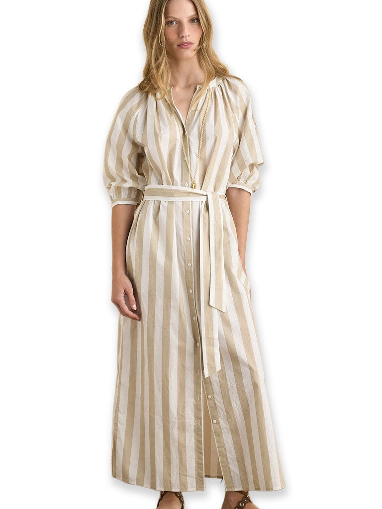 SERENA Cotton Stripe Dress