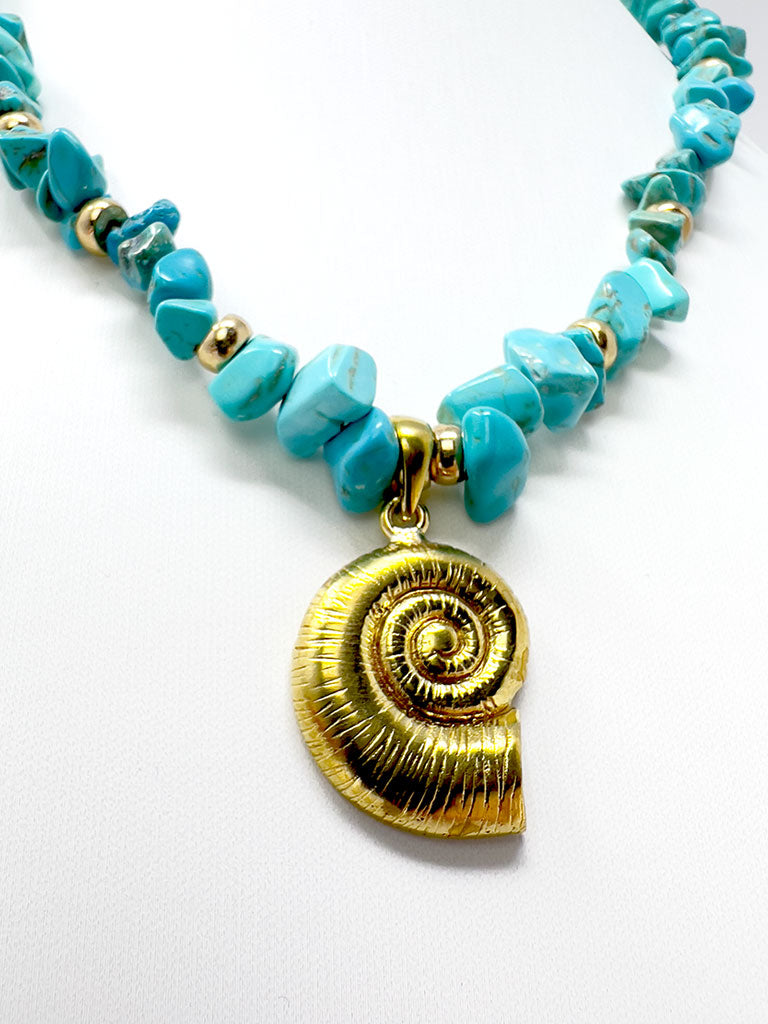 Shelly Turquoise Necklace