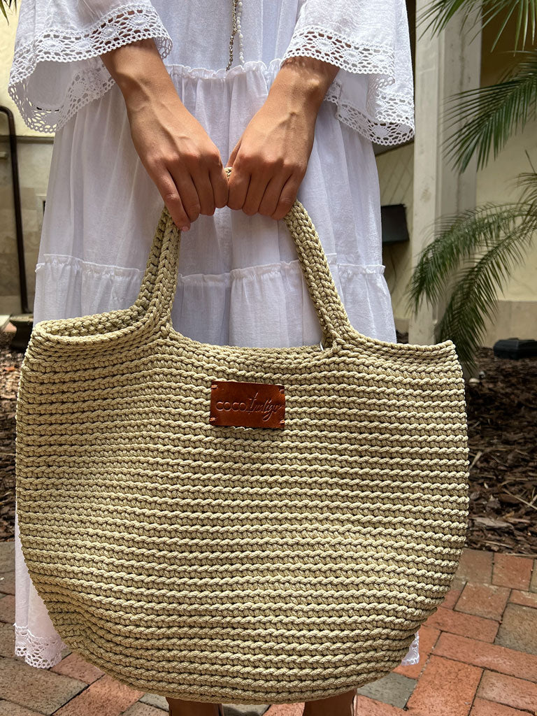 Mykonos Oversized Tote CocoIndigo